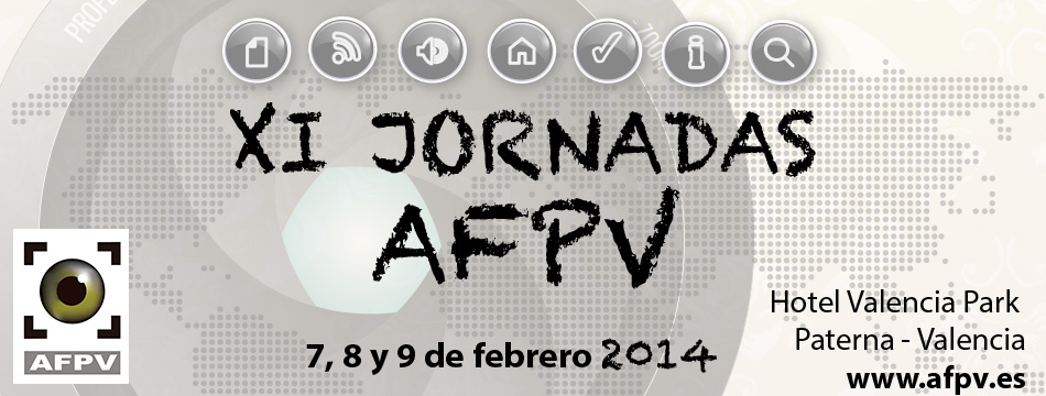 Cartel anuncio XI Jornadas de Fotografía y Vídeo de AFPV 2014